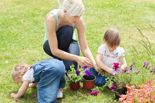 Professional gardeners in Carshalton completing a safe garden service